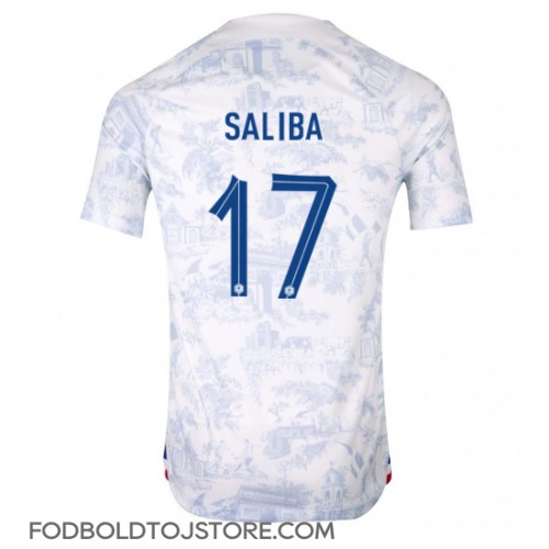 Frankrig William Saliba #17 Udebanetrøje VM 2022 Kortærmet